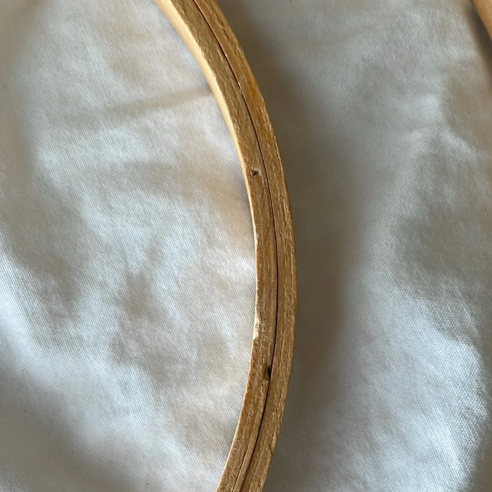 Wood circles for needle‎ point or cross stitch